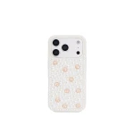 JW PEI Pearl Embellished Phone Case in White | Phone Cases | Luxury Shoes 