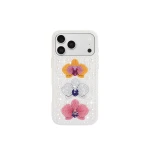 JW PEI Pearl Orchid Floral Phone Case in White | Phone Cases | Luxury Shoes 