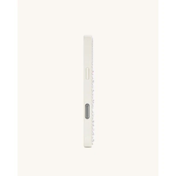 JW PEI Pearl Star Embellished Phone Case in White | Phone Cases | Luxury Shoes 