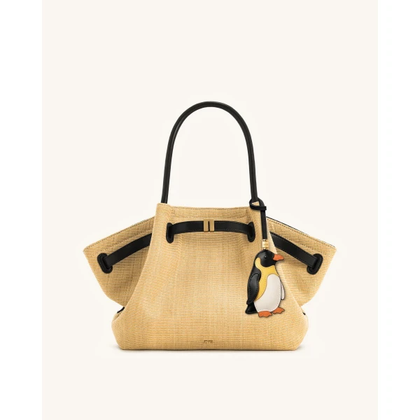 JW PEI Penguin Bag Charm in Black Multi | Bag Charms | Luxury Shoes 