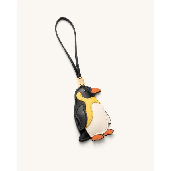 JW PEI Penguin Bag Charm in Black Multi | Bag Charms | Luxury Shoes 
