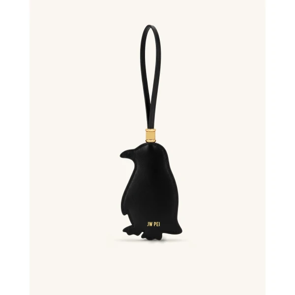 JW PEI Penguin Bag Charm in Black Multi | Bag Charms | Luxury Shoes 
