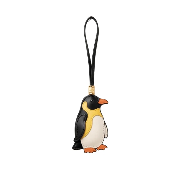 JW PEI Penguin Bag Charm in Black Multi | Bag Charms | Luxury Shoes 