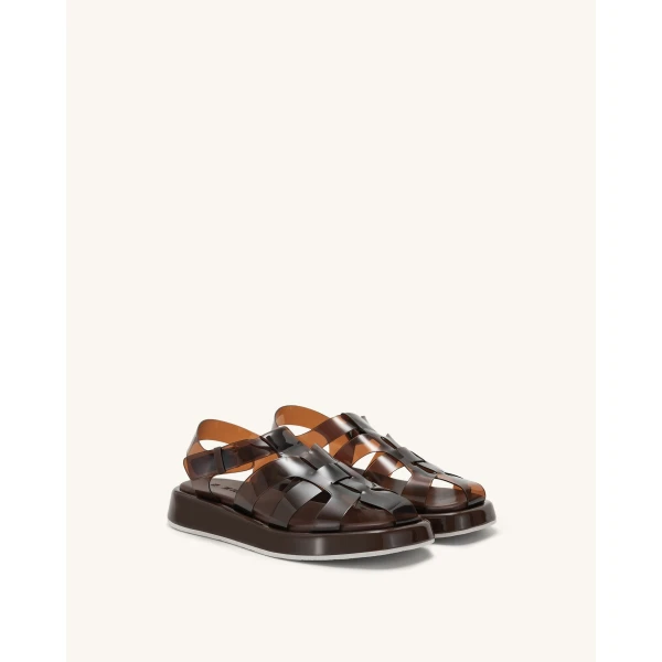 JW PEI Piper Platform Sandal in Coffee | Sandals | Luxury Shoes 