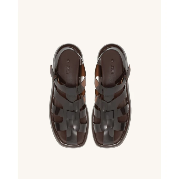 JW PEI Piper Platform Sandal in Coffee | Sandals | Luxury Shoes 
