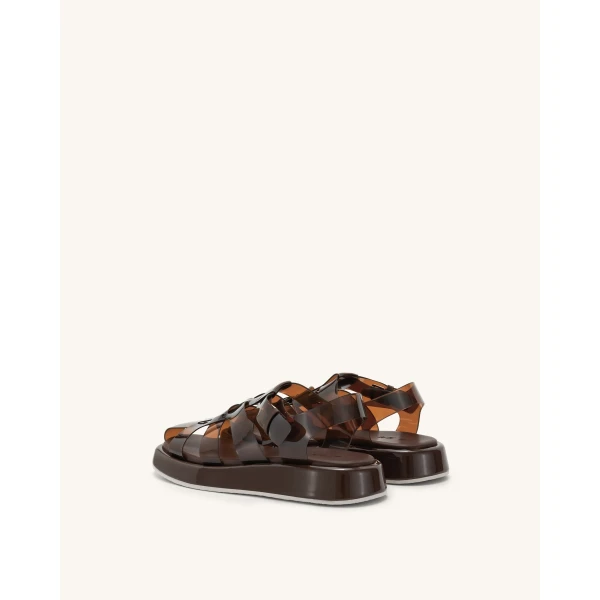 JW PEI Piper Platform Sandal in Coffee | Sandals | Luxury Shoes 