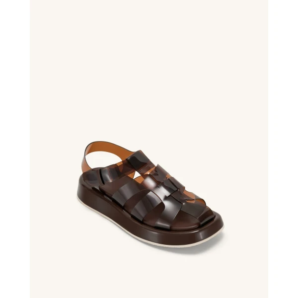 JW PEI Piper Platform Sandal in Coffee | Sandals | Luxury Shoes 