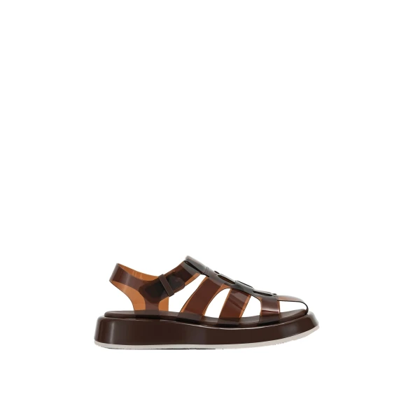 Piper Platform Sandal in Coffee
