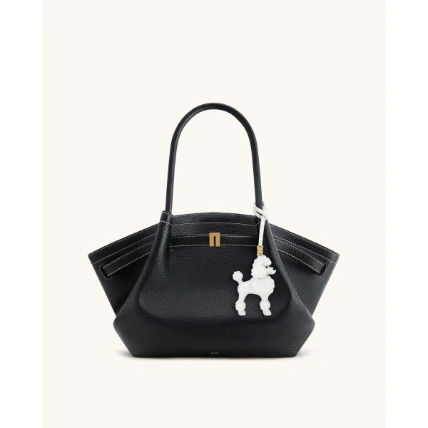 JW PEI Poodle Bag Charm in White | Bag Charms | Luxury Shoes 