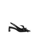 JW PEI Queena Floral Appliques Slingback Pumps in Black JW PEI Queena Floral Appliques Slingback Pumps in Black | Heels | Luxury Shoes