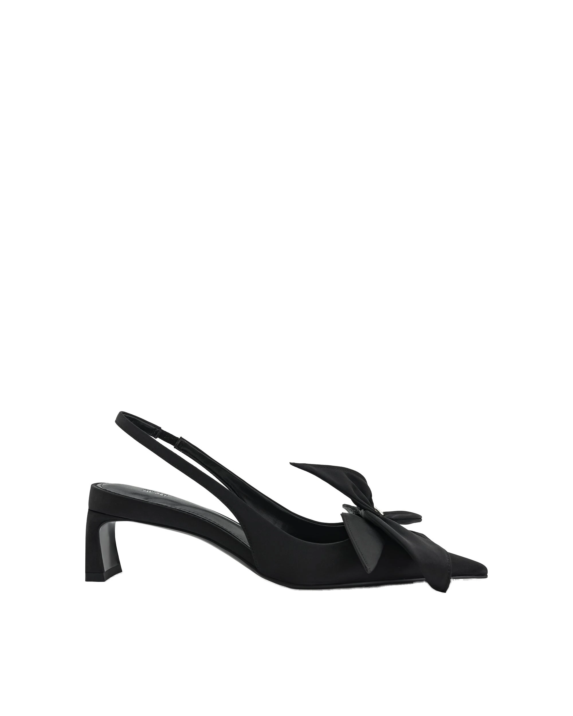 JW PEI Queena Floral Appliques Slingback Pumps in Black JW PEI Queena Floral Appliques Slingback Pumps in Black | Heels | Luxury Shoes
