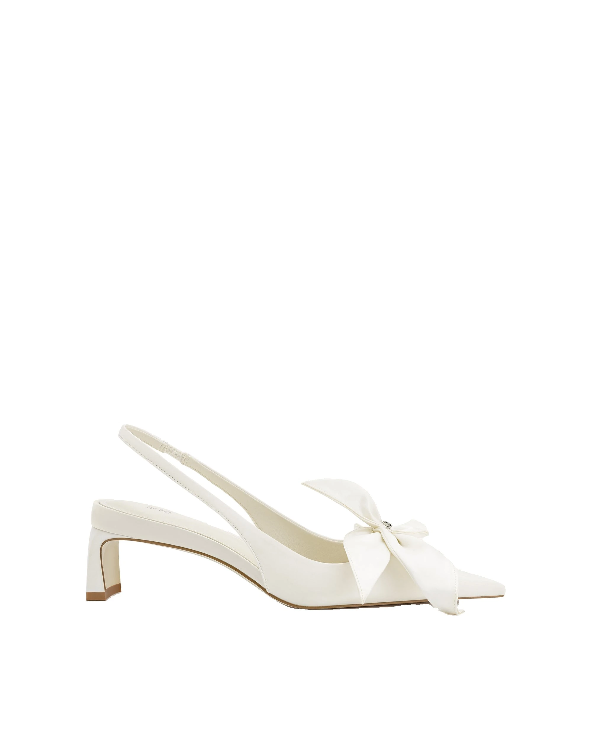 JW PEI Queena Floral Appliques Slingback Pumps in Ivory White JW PEI Queena Floral Appliques Slingback Pumps in Ivory White | Heels | Luxury Shoes