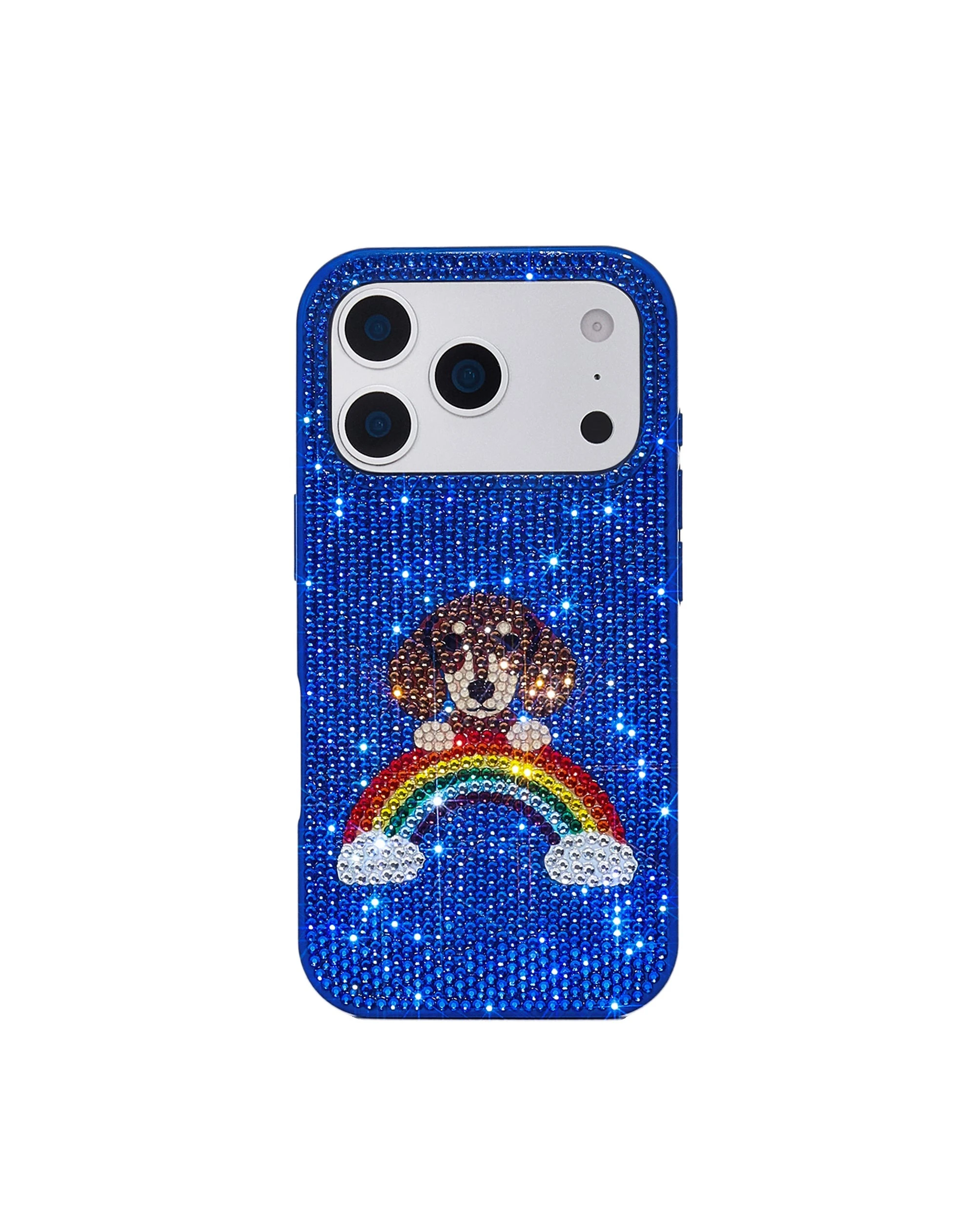 JW PEI Rainbow Dog Artificial Crystal Phone Case in Blue JW PEI Rainbow Dog Artificial Crystal Phone Case in Blue | Phone Cases | Luxury Shoes