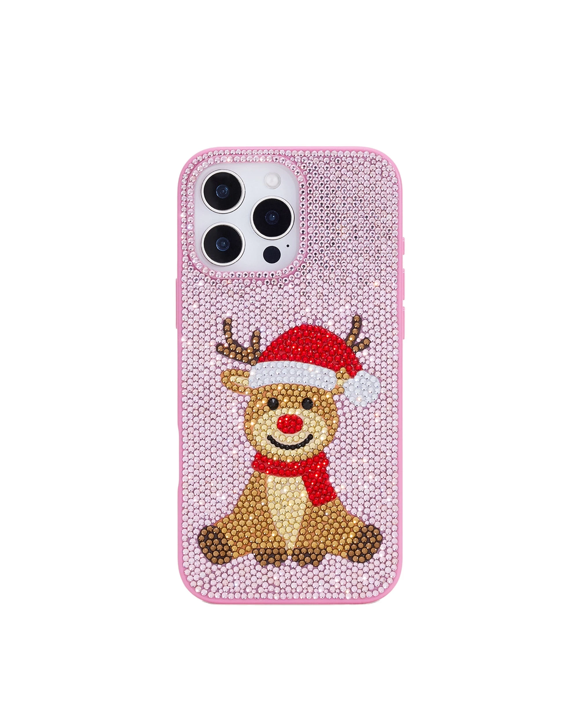 JW PEI Reindeer Artificial Crystal Phone Case in Pink JW PEI Reindeer Artificial Crystal Phone Case in Pink | Phone Cases | Luxury Shoes