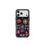 JW PEI Retro Icon Artificial Crystal Phone Case in Black | Phone Cases | Luxury Shoes 