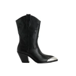 JW PEI Riya Cowboy Boot in Black | Boots | Luxury Shoes 