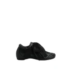 JW PEI Rosie Bow Tie Low Top Sneakers in Black | Sneakers | Luxury Shoes 