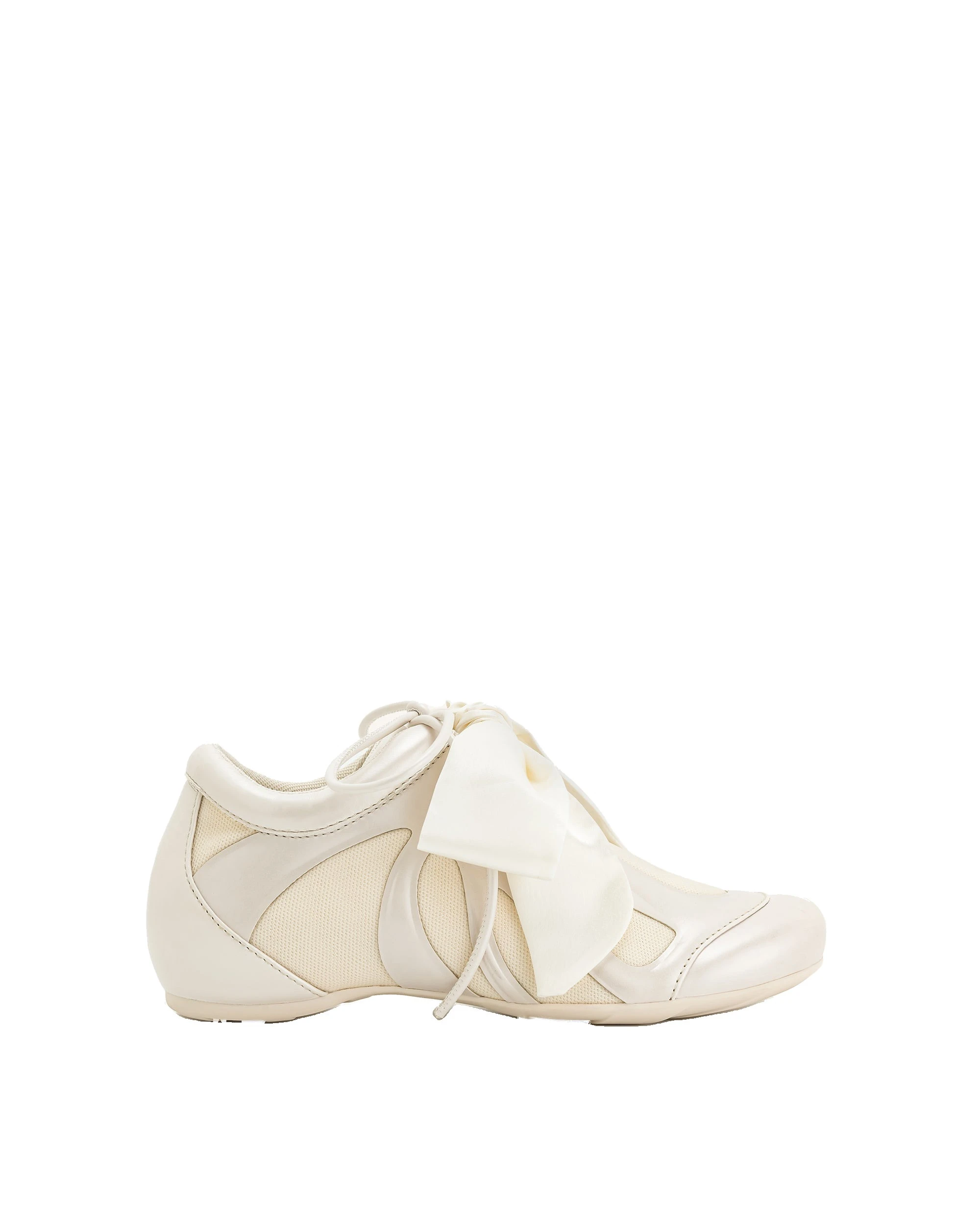 JW PEI Rosie Bow Tie Low Top Sneakers in White JW PEI Rosie Bow Tie Low Top Sneakers in White | Sneakers | Luxury Shoes