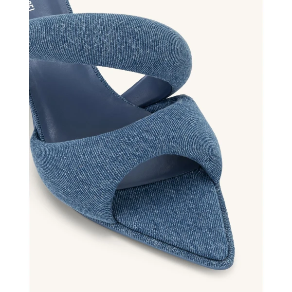 JW PEI Sara Mule Denim in Blue | Mules | Luxury Shoes 