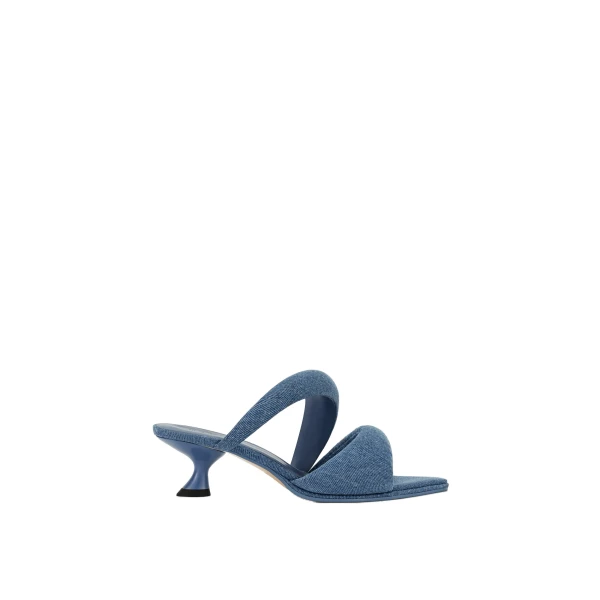 JW PEI Sara Mule Denim in Blue | Mules | Luxury Shoes 