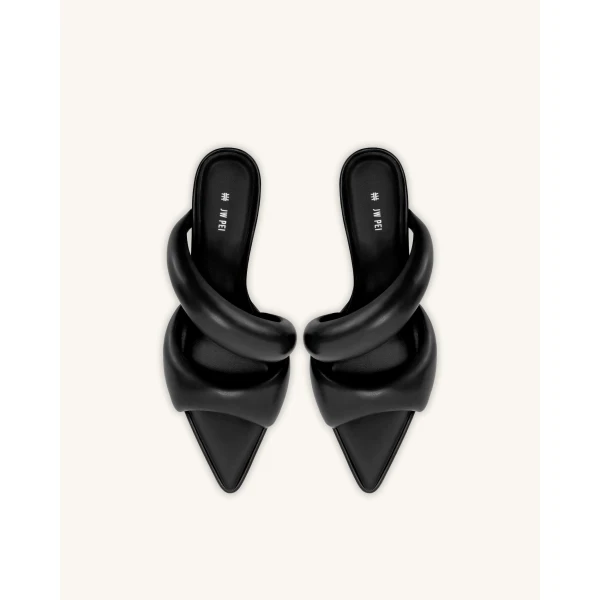JW PEI Sara Mule in Black | Mules | Luxury Shoes 
