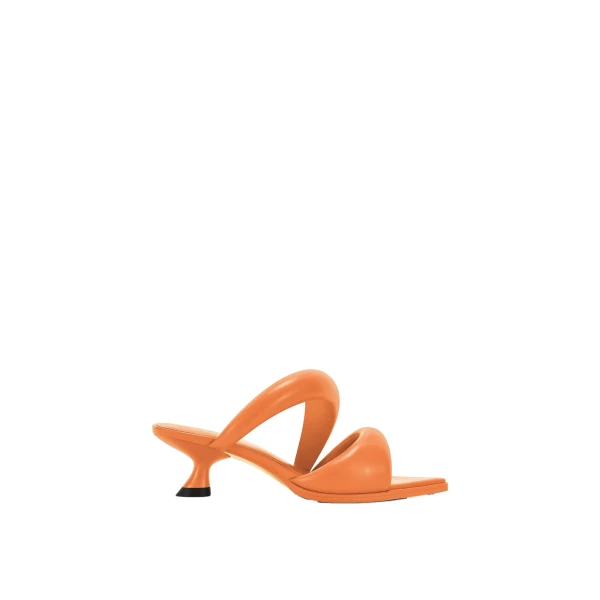 JW PEI Sara Mule in Tangerine | Mules | Luxury Shoes 
