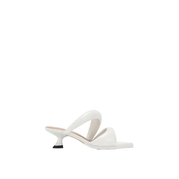 JW PEI Sara Mule in White | Mules | Luxury Shoes 
