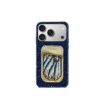 JW PEI Sardine Tin Artificial Crystal Phone Case in Blue | Phone Cases | Luxury Shoes 