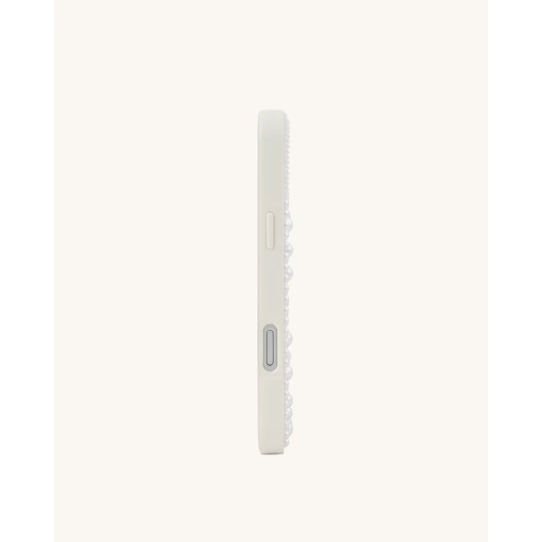 JW PEI Seahorse Pearl Phone Case in White | Phone Cases | Luxury Shoes 