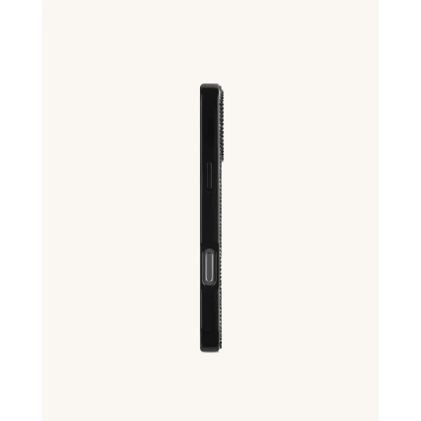 JW PEI Seashell Artificial Crystal Phone Case in Black | Phone Cases | Luxury Shoes 