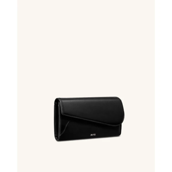 JW PEI Seren Flap Long Wallet in Black | Wallets & Purses | Luxury Shoes 