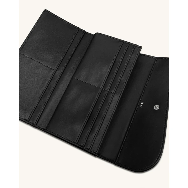 JW PEI Seren Flap Long Wallet in Black | Wallets & Purses | Luxury Shoes 