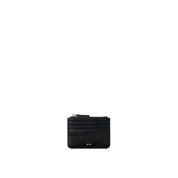 JW PEI Seren Zipped Card Case in Black | Wallets & Purses | Luxury Shoes 