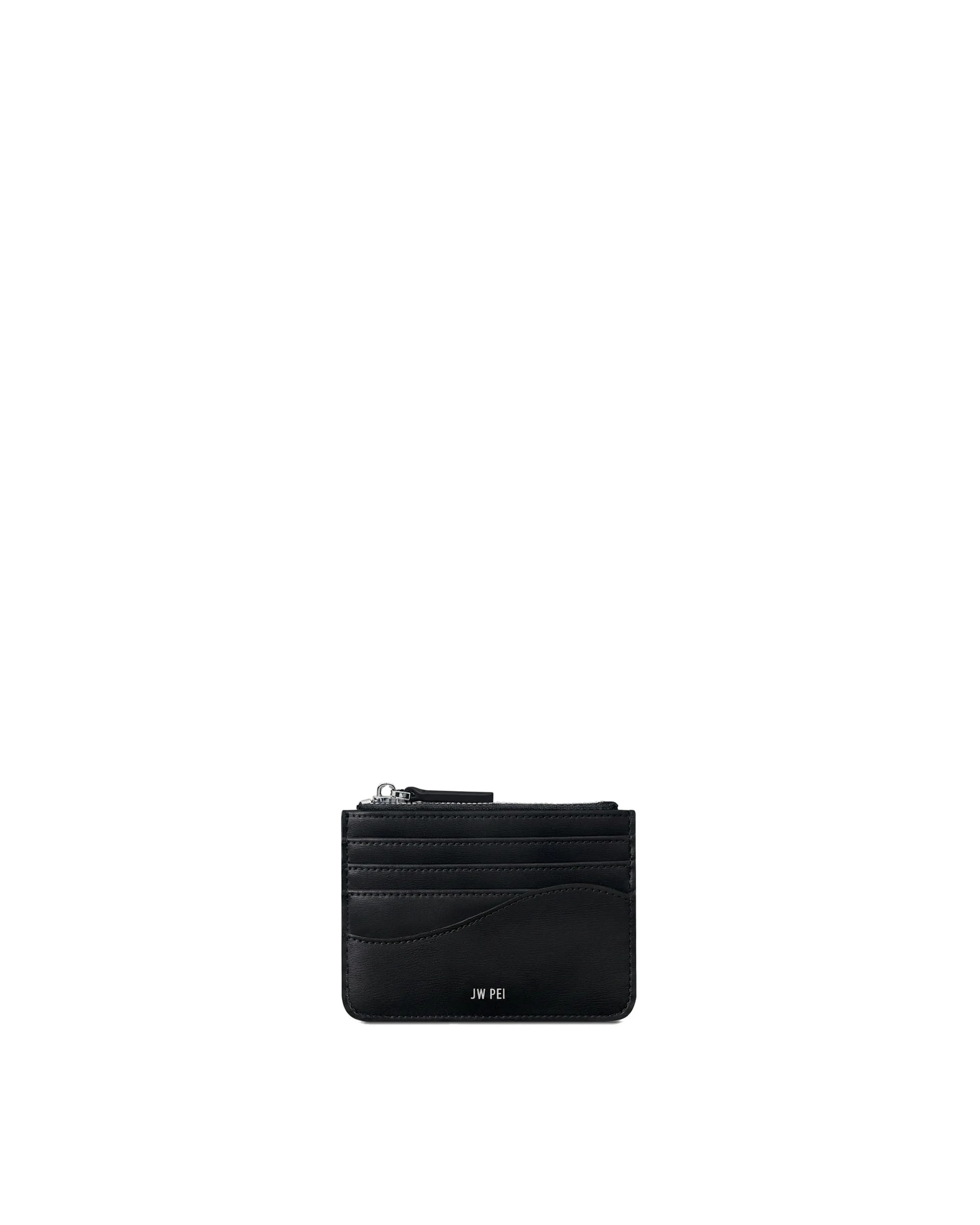 JW PEI Seren Zipped Card Case in Black JW PEI Seren Zipped Card Case in Black | Wallets & Purses | Luxury Shoes