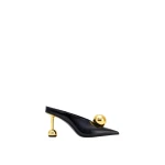 JW PEI Sofia Angled Vamp Heel Mules in Black & Gold JW PEI Sofia Angled Vamp Heel Mules in Black & Gold | Mules | Luxury Shoes