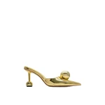 JW PEI Sofia Sphere Heel Mules in Gold JW PEI Sofia Sphere Heel Mules in Gold | Mules | Luxury Shoes