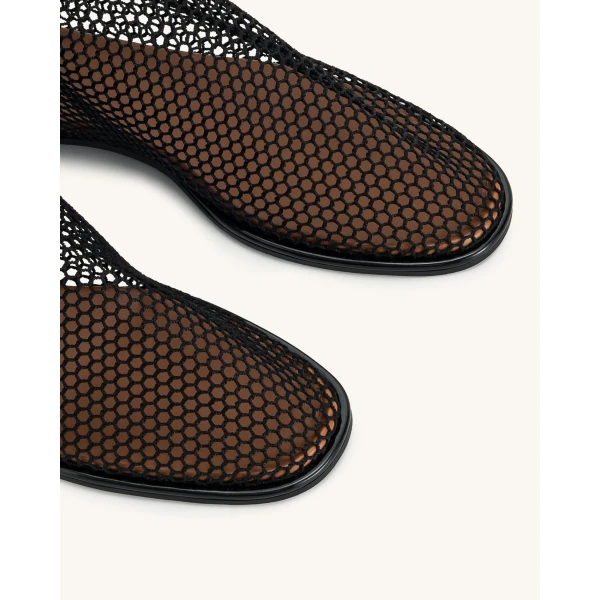 JW PEI Sophia Mesh Boots in Black | Boots | Luxury Shoes 