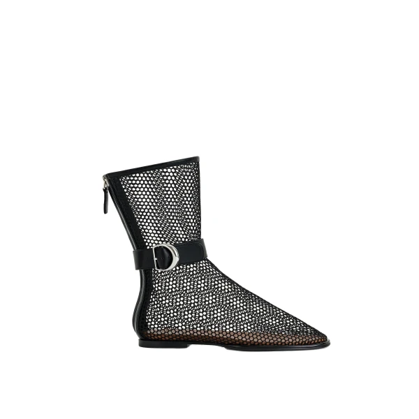 JW PEI Sophia Mesh Boots in Black | Boots | Luxury Shoes 