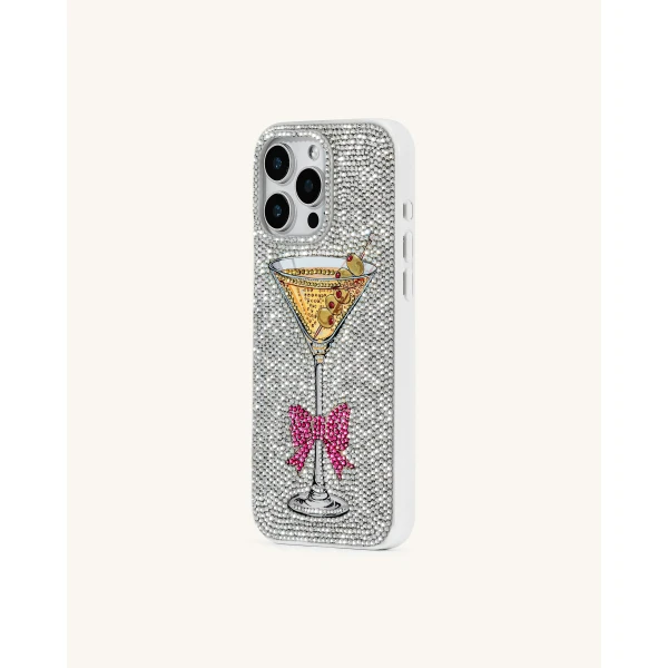 JW PEI Sparkling Martini Phone Case in Multicolor White | Phone Cases | Luxury Shoes 