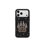 JW PEI Sparkling Paw Print Phone Case in Black | Phone Cases | Luxury Shoes 