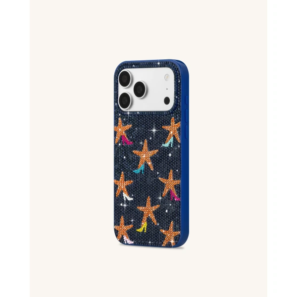 JW PEI Starfish Rhinestone Phone Case in Blue | Phone Cases | Luxury Shoes 
