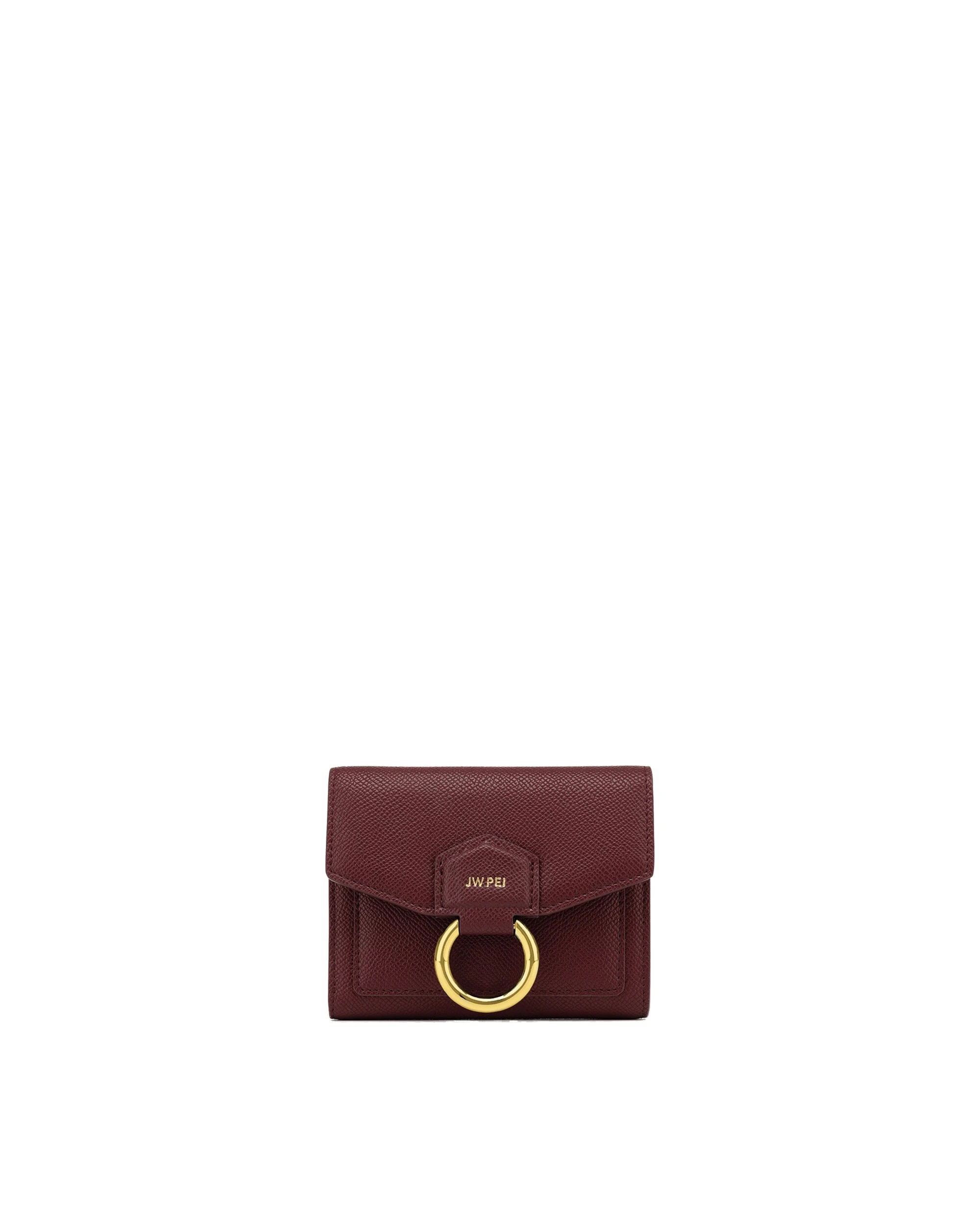 JW PEI Stella Wallet in Burgundy Grained Vegan Leather JW PEI Stella Wallet in Burgundy Grained Vegan Leather | Wallets & Purses | Luxury Shoes