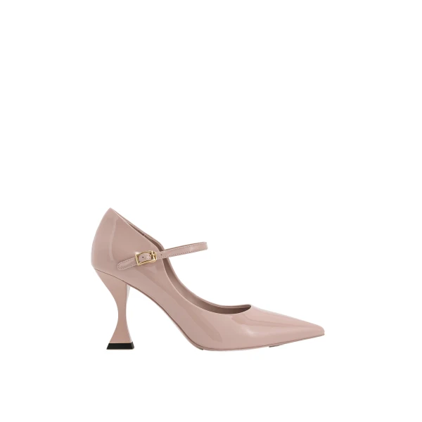 JW PEI Thalina Patent Vegan Leather Pumps in Dusty Pink | Heels | Luxury Shoes 