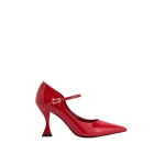 JW PEI Thalina Patent Vegan Leather Pumps in Red | Heels | Luxury Shoes 