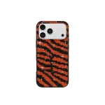 JW PEI Tiger Stripe Artificial Crystal Phone Case in Black | Phone Cases | Luxury Shoes 