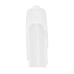JW PEI Tulle Cape Shawl in White | Scarves | Luxury Shoes 