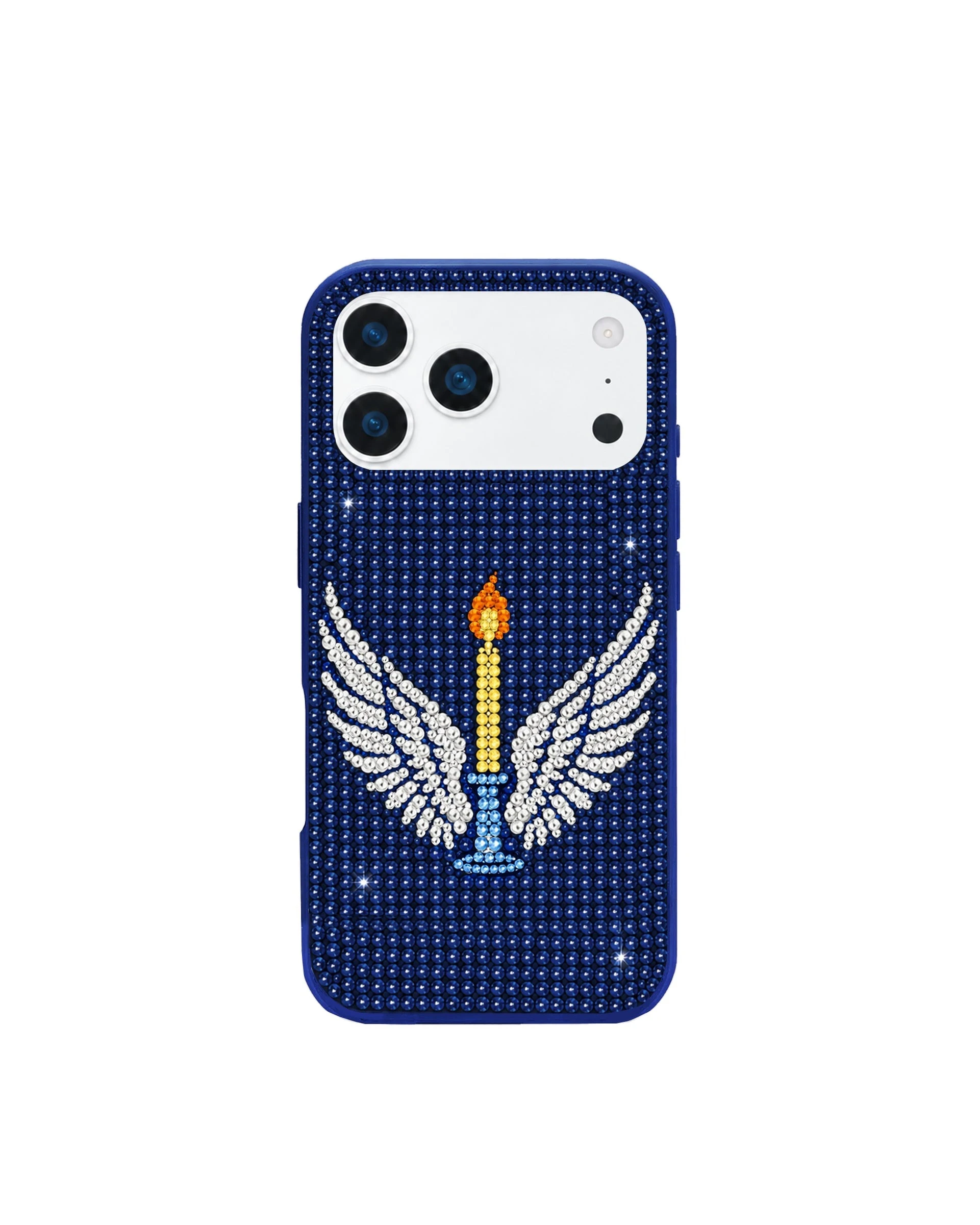 JW PEI Winged Candle Artificial Crystal Phone Case in Blue JW PEI Winged Candle Artificial Crystal Phone Case in Blue | Phone Cases | Luxury Shoes