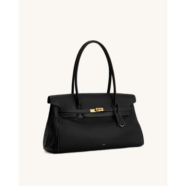 JW PEI Yara Large Shoulder Bag in Black | Shoulder & Crossbody Bags | Luxury Shoes 