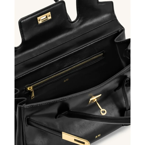 JW PEI Yara Shoulder Bag in Black | Shoulder & Crossbody Bags | Luxury Shoes 