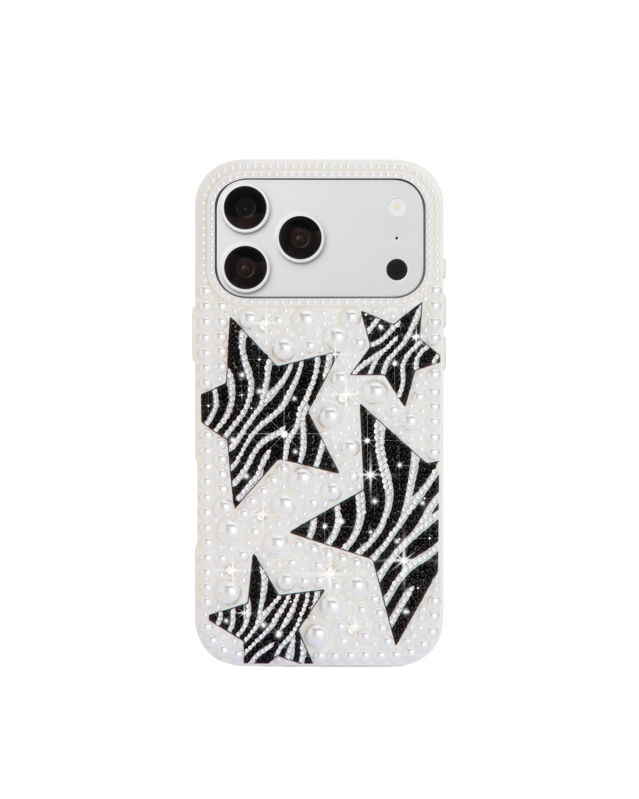 JW PEI Zebra Star Pearl Phone Case in White JW PEI Zebra Star Pearl Phone Case in White | Phone Cases | Luxury Shoes